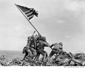 Iwo Jima Flag Raising by Joe Rosenthal